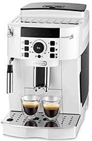 【中古】（NEWエントリーモデル）デロンギ(DeLonghi) 全自動コーヒーメーカー マグニフィカS ミルク泡立て:手動 ホワイト ECAM22112W