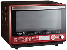 【中古】シャープ 過熱水蒸気オーブンレンジ 2段調理 31L レッド RE-SS10B-R