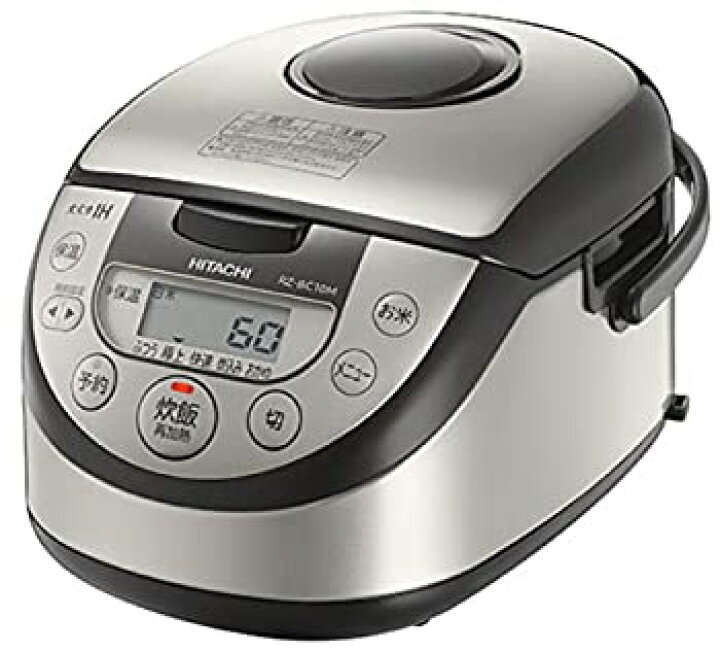 楽天市場】【中古】日立 炊飯器 5.5合 IH式 取っ手付き黒釜 RZ-BC10M S 