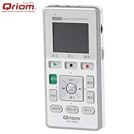 【中古】「非常に良い」Qriom キュリオム ラジオボイスレコーダー ホワイトYVR-R500(W)