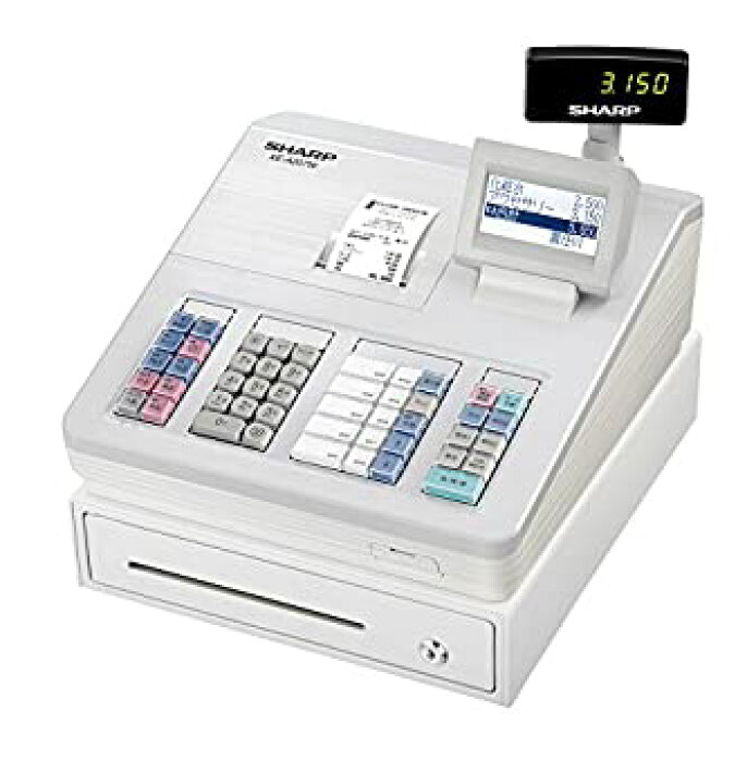 楽天市場】【中古】シャープ 電子レジスター ホワイト系 XE-A207W-W 