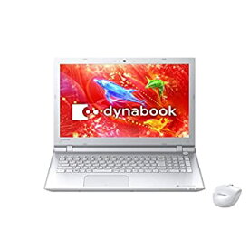 【中古】東芝 ノートパソコン dynabook T75リュクスホワイト(WIN8.1Update 64Bit/i7-5500U/8GB/ブルーレイディスクドライブ/15.6型/ & Busine