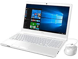 【中古】「非常に良い」富士通 15.6型ノートパソコン FMV LIFEBOOK AH42/Xアーバンホワイト FMVA42XW