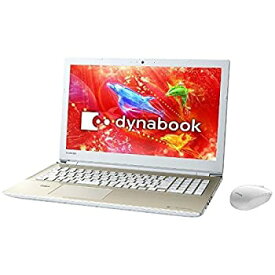 【中古】東芝 15.6型 ノートパソコン dynabook T55/D （2017年 夏モデル）サテンゴールド PT55DGP-