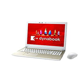 【中古】東芝 15.6型ノートパソコン dynabook T95 サテンゴールドdynabook 2018年 春モデル（Core i7/メモリ16GB/SSD512GB/ H＆B） PT95FGP-BEA2