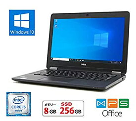 【中古】（高速SSD仕様）（Win 10搭載）12インチ軽量薄型Dell Latitude E7270 第6世代Core i5-6300U(2.4GHz)／メモリ 8GB／SSD 256GB／WiFi／Blue