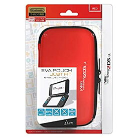 【中古】（非常に良い）（任天堂公式ライセンス商品）newニンテンドー2DSLL専用収納ポーチ『EVAポーチ JUST FIT for new ニンテンドー2DSLL (レッド) 』 -NEW 2DSLL-