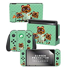 中古 【中古】Controller Gear / animal crossing (たぬきち) / あつまれ どうぶつの森 海外限定品 公式ライセンス品 / Nintendo Switch用 ドックスキン シー