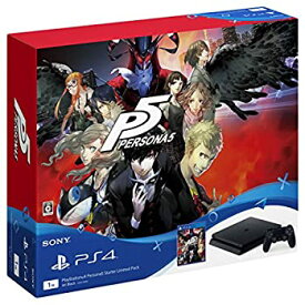 【中古】PlayStation 4 Persona5 Starter Limited Pack(CUH-10012)怪盗団スペシャルテーマ&アバター5種セット配信