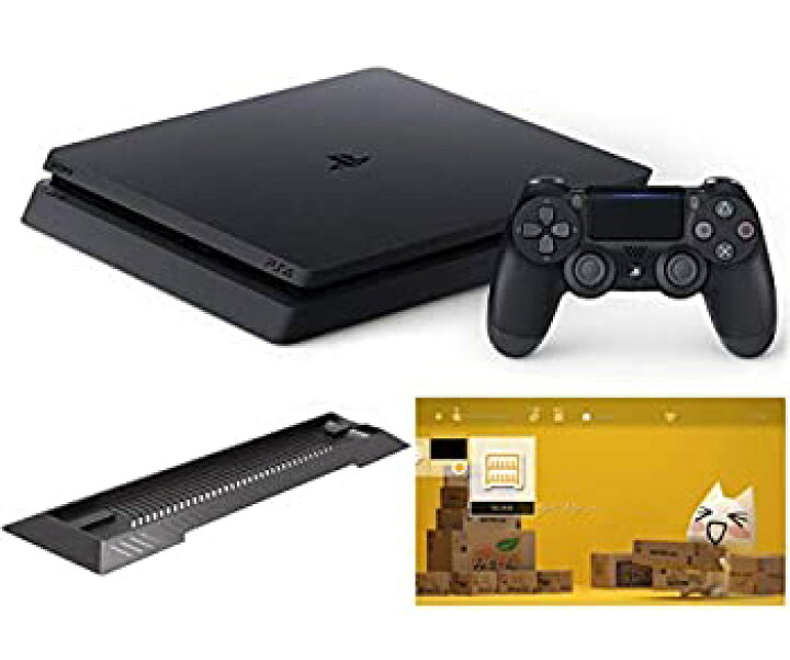 楽天市場 中古 Playstation 4 ジェット ブラック 500gb Cuh 20ab01 アンサー Ps4用縦置きスタンド 付 オリジナルカスタムテーマ 配信 オマツリライフ別館