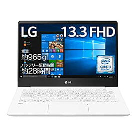 【中古】LG ノートパソコン gram 965g/バッテリー28時間/Core i5/13.3インチ/Windows 10/メモリ 8GB/SSD 256GB/ホワイト/13Z990-GA54J/
