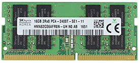 【中古】SKハイニックス16GB HMA82GS6AFR8N-UH PC4-2400MHz 260ピンSO DIMM