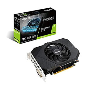 【中古】（非常に良い）ASUS GeForce GTX 1650 グラフィクスボード OC/4G/DDR6/補助電源 (PH-GTX1650-O4GD6-P)