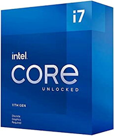 【中古】（非常に良い）Intel (インテル) Core i7-11700KF デスクトッププロセッサー 8コア 最大5.0GHz アンロック対応 LGA1200 (インテル500シリーズ＆セレクト400シリ