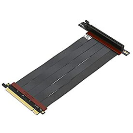 【中古】LINKUP ウルトラ PCIe 4.0 X16ライザーケーブル[RTX3090 RX6900XT x570 B550 Z690テスト済み] 超極高速シールド垂直GPUマウント ゲーム用PCI Exp