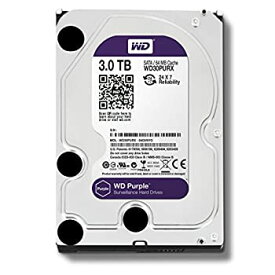 【中古】（非常に良い）WD HDD 内蔵ハードディスク 3.5インチ 3TB WD Purple 監視カメラ用 WD30PURX IntelliPower 3