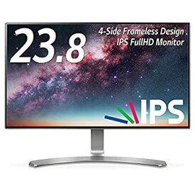 【中古】（非常に良い）LG モニター ディスプレイ 24MP88HV-S 23.8インチ/フルHD/IPS 非光沢/4辺フレームレス/HDMI端子×2/スピーカー内蔵/ブルーライト低減機能
