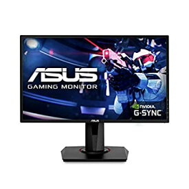 【中古】（非常に良い）Asus VG248QG 24” G-Sync Compatible Gaming Monitor 165Hz Full HD 1080P 0.5ms DP HDMI DVI Eye Care