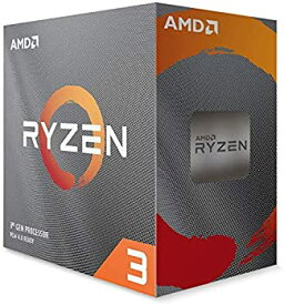 【中古】（非常に良い）AMD Ryzen 3 3300X%カンマ% with Wraith Stealth cooler 3.8GHz 4コア / 8スレッド 65W 100-100000159BOX
