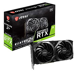 【中古】MSI GeForce RTX 3070 VENTUS 2X OC グラフィックスボード VD7419