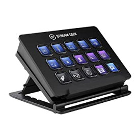 【中古】Elgato Stream Deck【15キー配列】ライブコンテンツ作成用のコントローラー 配信者向けデバイス OBS/Streamlabs/Twitch/YouTube連携(調節可能な