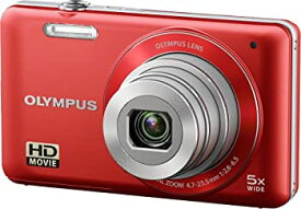 【中古】OLYMPUS デジタルカメラ VG-120 RED 1400万画素 広角26mm 光学5倍ズーム 3.0型液晶