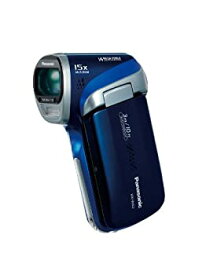 【中古】（非常に良い）パナソニック デジタルムービーカメラ WA2 防水仕様 ディープブルー HX-WA2-A