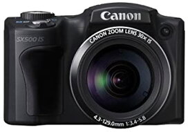 【中古】（非常に良い）Canon デジタルカメラ PowerShot SX500IS 約1600万画素 光学30倍ズーム ブラック PSSX500IS