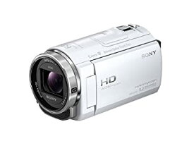 【中古】（非常に良い）ソニー SONY ビデオカメラ Handycam CX535 内蔵メモリ32GB ホワイト HDR-CX535/W