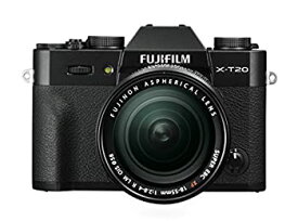 【中古】（非常に良い）FUJIFILM ミラーレス一眼カメラ X-T20 レンズキットブラック X-T20LK-B