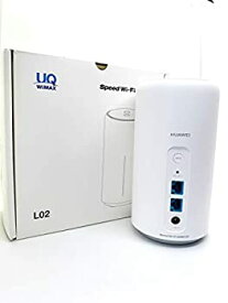 【中古】（非常に良い）Speed Wi-Fi HOME L02 white UQ版 白