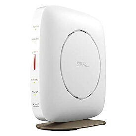 【中古】BUFFALO WiFi 無線LAN ルーター WSR-A2533DHP3-WH 11ac ac2600 1733+800Mbps デュアルバンド IPv6対応 日本 4LDK 3階建向け 【iPhone13/12/11/iP