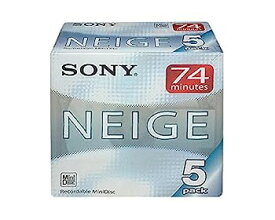 【中古】「未使用品」SONY 録音用MD(ミニディスク) Neige ネージュ 74分 5枚 5MDW74NEB