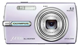 【中古】OLYMPUS デジタルカメラ μ830 (ミュー) パールアメジスト μ830LTBLU