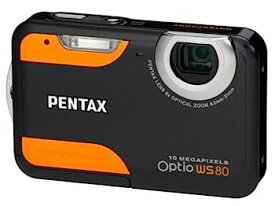 【中古】PENTAX デジタルカメラ Optio WS80 1000万画素 光学5倍ズーム 防水 OPTIOWS80BO
