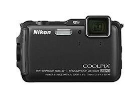 【中古】（非常に良い）Nikon デジタルカメラ AW120 防水 1600万画素 クールブラック AW120BK