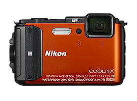 【中古】（非常に良い）Nikon デジタルカメラ COOLPIX AW130 オレンジ