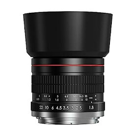 【中古】「未使用品」Lightdow 85mm F1.8 ミディアム望遠マニュアルフォーカス フルフレームポートレートレンズ Canon EOS Rebel T8i T7i T6 T3i T2i 4000D 2000D 130