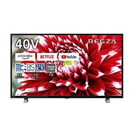 【中古】（非常に良い）REGZA 40V型 液晶テレビ レグザ 40V34 フルハイビジョン 外付けHDD 裏番組録画 ネット動画対応（2020年モデル）