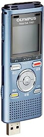 【中古】（非常に良い）OLYMPUS ICレコーダー VoiceTrek 2GB MicroSD対応 MP3/WMA LBL ライトブルー V-821