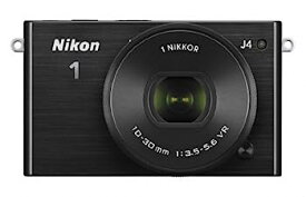 【中古】（非常に良い）Nikon ミラーレス一眼 Nikon1 J4 標準パワーズームレンズキット ブラック J4HPLKBK