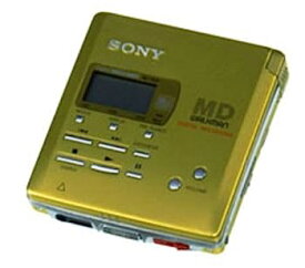 【中古】SONY ソニー MZ-R55 イルミネーションイエロー ポータブルMDレコーダー （MDLP非対応 / 録音/再生兼用機 / 録再 / MDウォークマン）