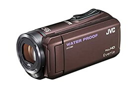 【中古】（非常に良い）JVC KENWOOD JVC ビデオカメラ EVERIO 防水 防塵 内蔵メモリー32GB ブラウン GZ-R300-T