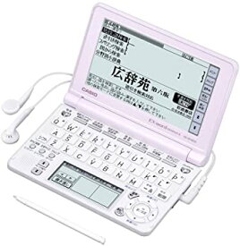 【中古】（非常に良い）CASIO Ex-word 電子辞書 XD-SF4800PK ピンク 音声対応 100コンテンツ 高校生学習モデル 5.3型液晶クイックパレット付き