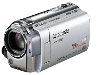 爆買い送料無料 中古 贈答品 パナソニック デジタルハイビジョンビデオカメラ HDC-TM30-S プラチナシルバー