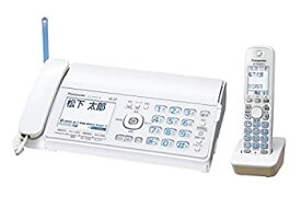 【中古】パナソニック おたっくす デジタルコードレスFAX 子機1台付き 1.9GHz DECT準拠方式 ホワイト KX-PD502DL-W