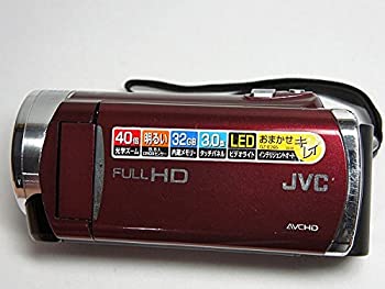 中古 JVCKENWOOD JVC ビデオカメラ 高品質新品 EVERIO ルージュレッド 内蔵メモリー GZ-E265 GZ-E265-R 32GB 定価の67％ＯＦＦ