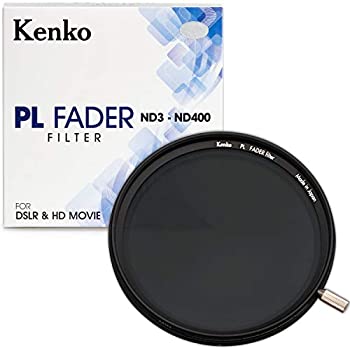 Kenko 可変NDフィルター 82mm PL FADER ND3-ND400 無段階調整 レバー