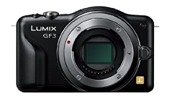 【中古】パナソニック ミラーレス一眼カメラ LUMIX GF3 ボディ エスプリブラック DMC-GF3-K