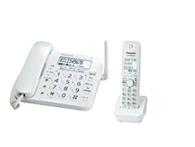 【中古】パナソニック RU・RU・RU デジタルコードレス電話機 子機1台付き 1.9GHz DECT準拠方式 VE-GD21DL-W